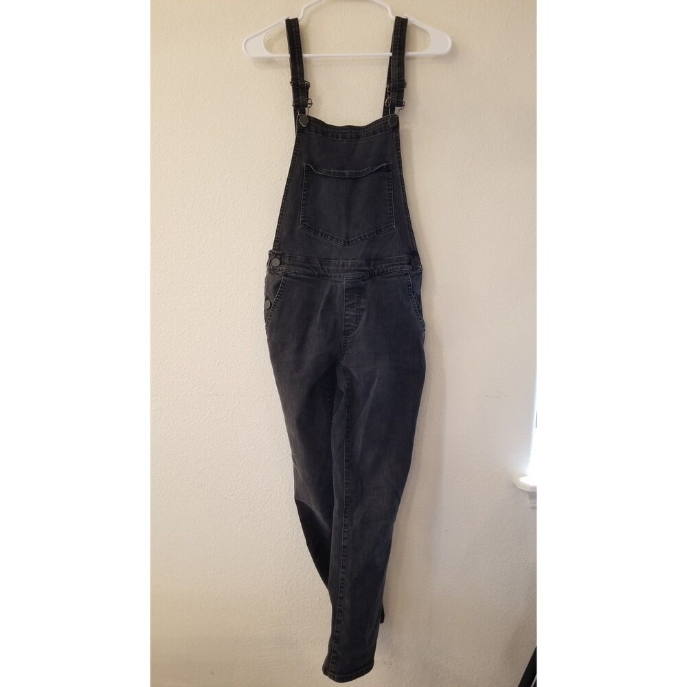 BDG Urban Outfitters Black Denim Bib Overalls Sz XS Y2K Grungecore Punk Gothic